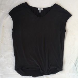 Old Navy dark grey blouse XS